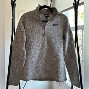 Patagonia Zip-Up Sweater in Heather Gray